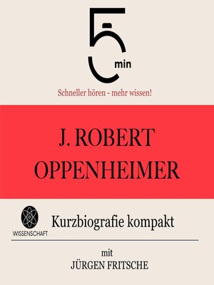 cover image of J. Robert Oppenheimer